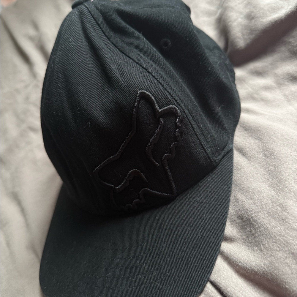 Fox racing Black Cap with Embroidered Logo